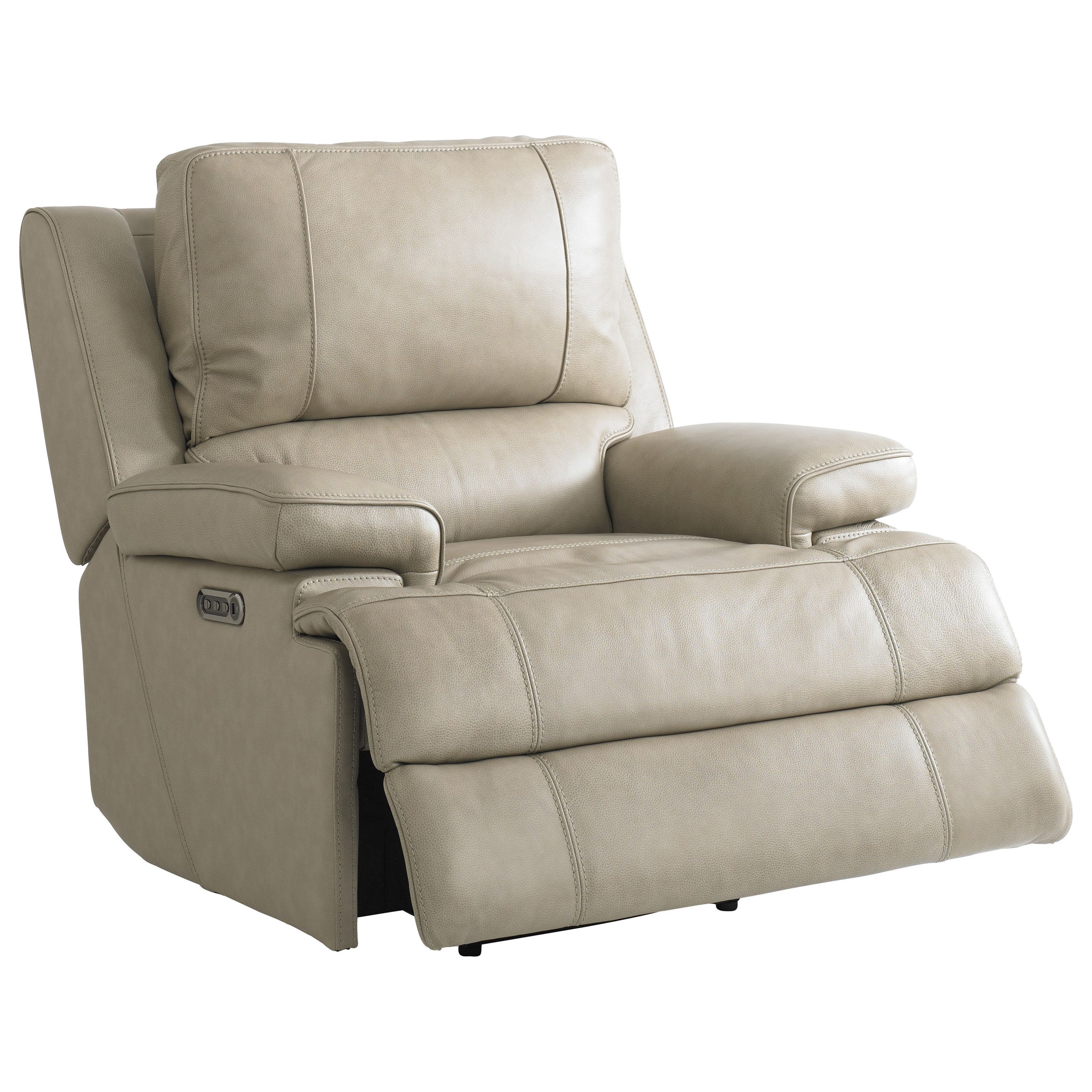 Bassett leather recliner top